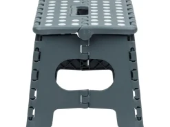 Wenko Klapptritt Rutschfest mit gummierten Füßen Grau