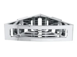 Wenko Power-Loc Eckablage Bralia Kunststoff (ABS) 35 x 8,5 x 20 cm Chrom