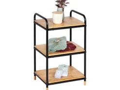 Wenko Regal Loft Bambus Braun mit 3 Etagen