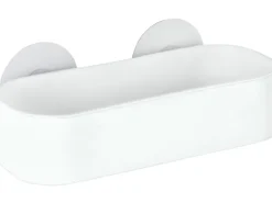 Wenko Static-Loc Wandablage Osimo Kunststoff Weiß