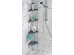 Wenko Teleskop-Duschecke Easy Silber