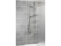 Wenko Teleskop-Duschecke Easy Silber