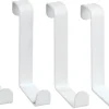 Outlet Wenko Türgarderobenhaken Weiß-matt 4er-Set