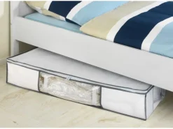 Wenko Vakuum Soft Unterbett-Box Weiß 15 cm x 105 cm x 45 cm