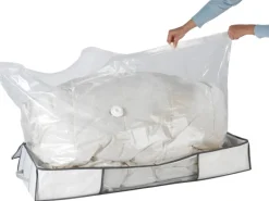 Wenko Vakuum Soft Unterbett-Box Weiß 15 cm x 105 cm x 45 cm