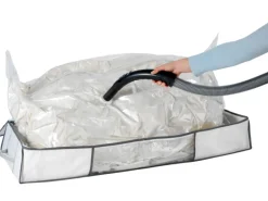 Wenko Vakuum Soft Unterbett-Box Weiß 15 cm x 105 cm x 45 cm