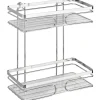 Wenko Wandablage Premium 2 Etagen Edelstahl Glänzend