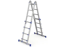 Werner Teleskop Mehrzweckleiter 4x4 Sprossen