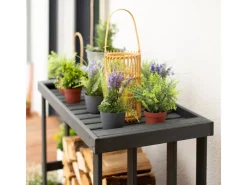 Hot Westmann Holz Kaminholzregal Harald Anthrazit 52x108x106 cm