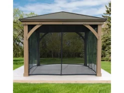 Discount Westmann Moskitonetz für Pavillon 300 cm x 225 cm 4er-Pack