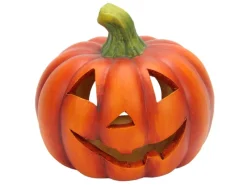 Windlicht Kürbis aus Keramik 14 cm