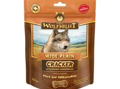 Sale Wolfsblut Hunde-Belohnungssnacks Wide Plain Cracker Pferd und Süßkartoffeln 225