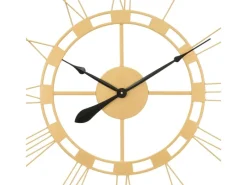 New WOMO-DESIGN Große Wanduhr Stockholm 85 cm Rund Handgefertigt Eisen Vintage-Stil