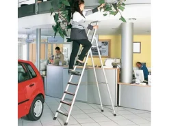 Best Zarges Comfortstep S Gebördelte Stehleiter mit Gepolsterter Stufen-Vorderkante 10 Stufen