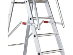 Best Zarges Stufenleiter ZAP Safemaster S mit Großer Plattform 5 Stufen