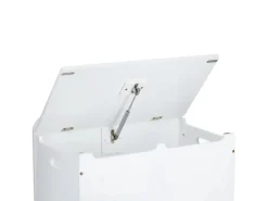 Zeller Kinder-Truhe Wolke mit Deckel MDF/Kiefer 60 cm x 34,5 cm x 56 cm Weiß