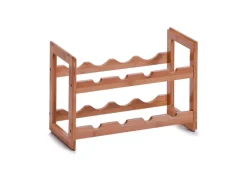 Online Zeller Weinregal Bambus Stapelbar für 8 Flaschen 32 cm x 22 cm x 47 cm Natur
